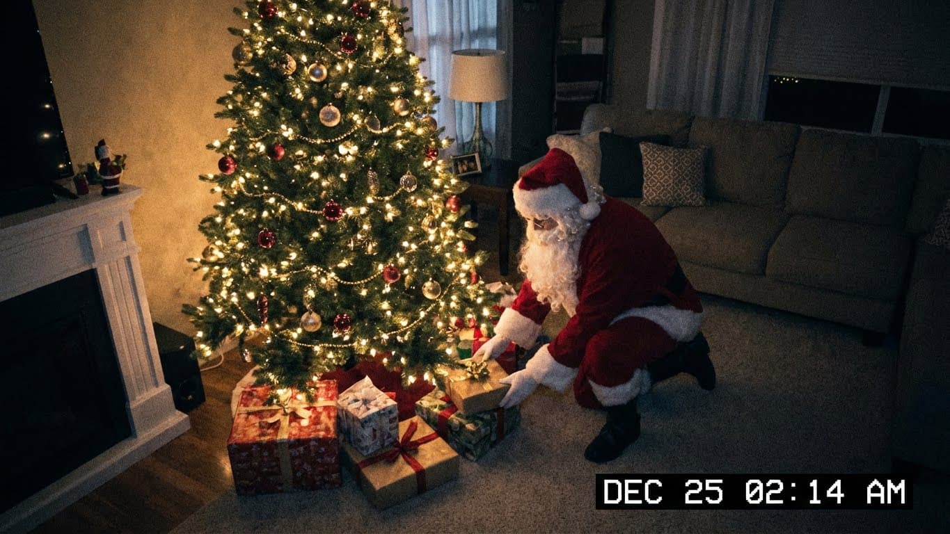Santa at the Tree